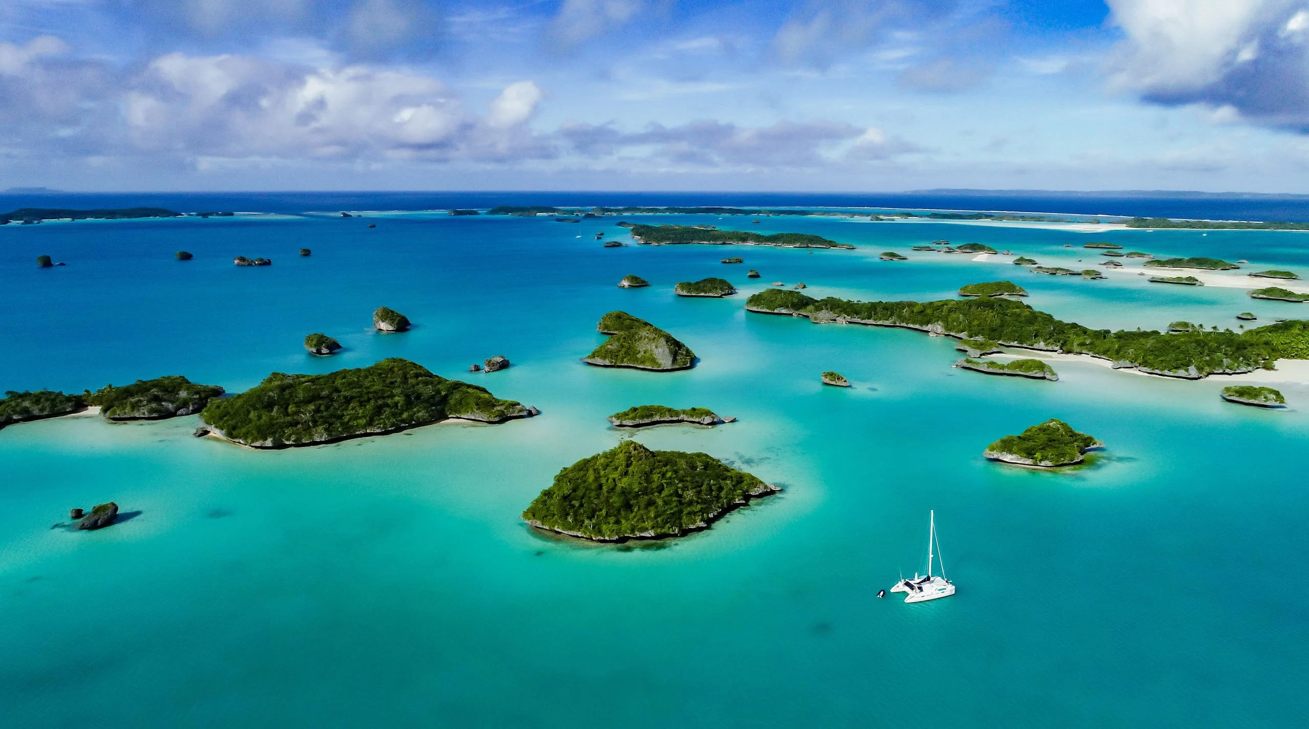 Beaches of Fiji from above