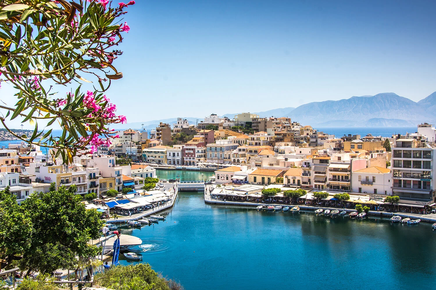 Harbour town on a Greek island