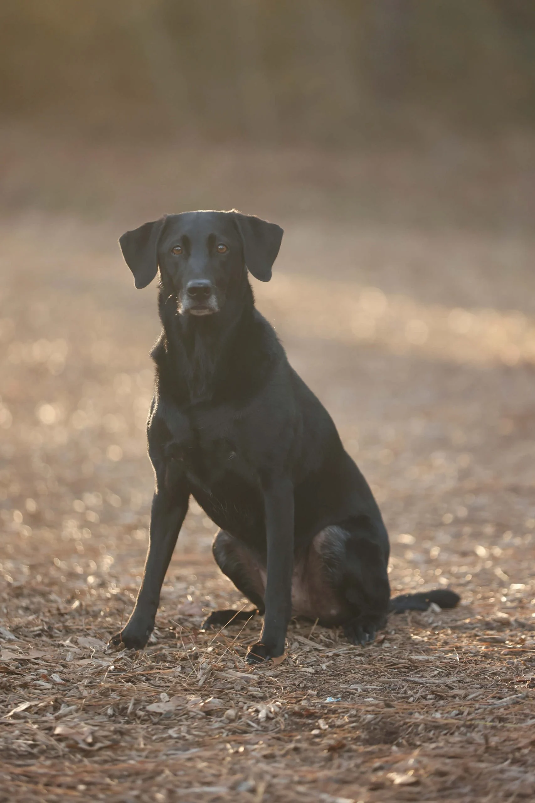 Dormie, black Labrador